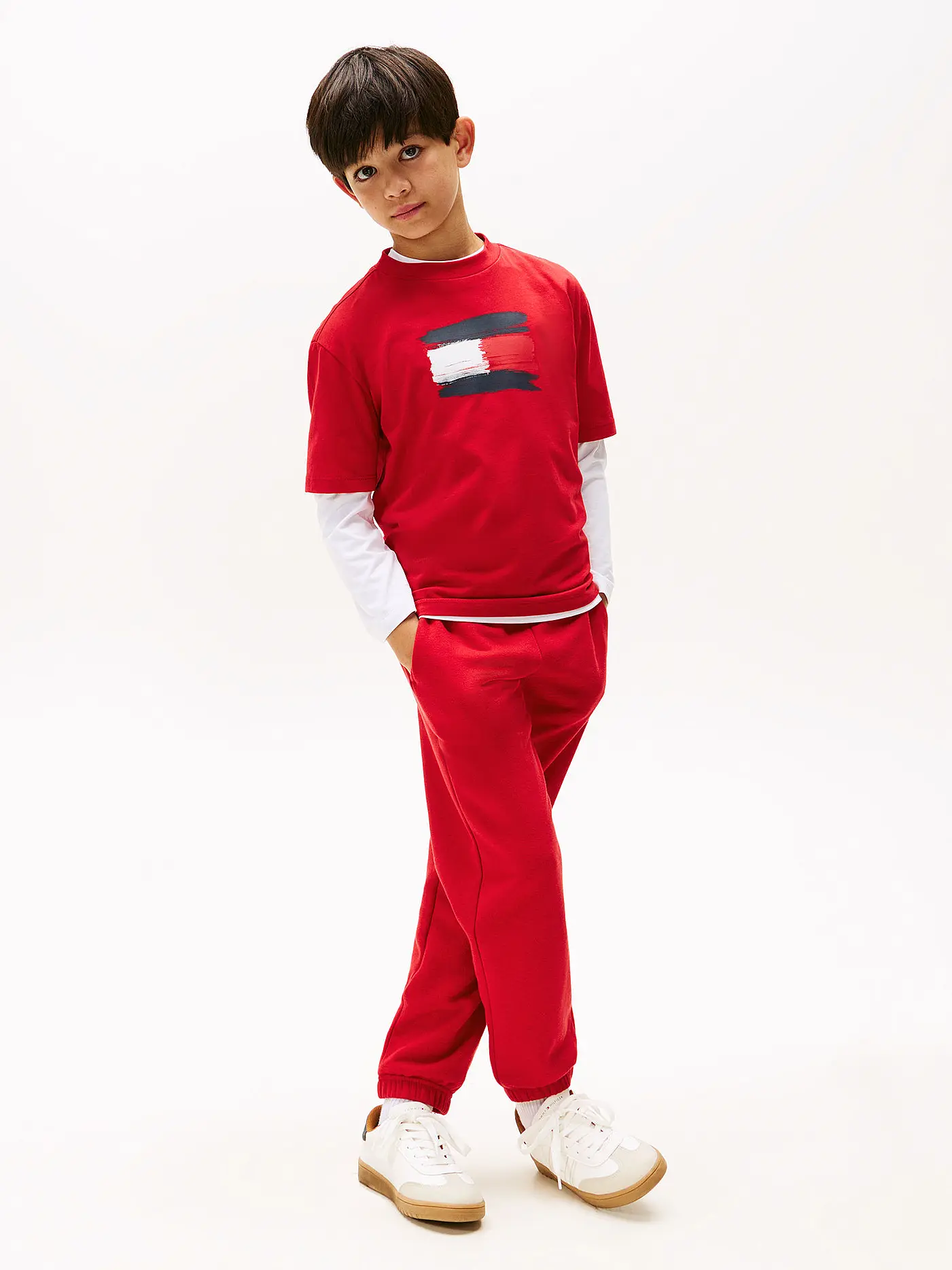 TOMMY HILFIGER | Jungen T-Shirt | rot